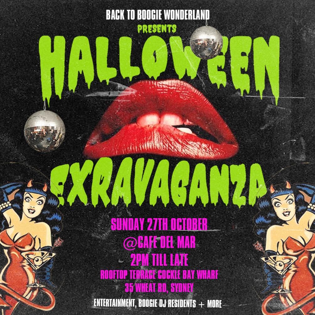 BACK TO BOOGIE WONDERLAND Presents " HALLOWEEN EXTRAVAGANZA"