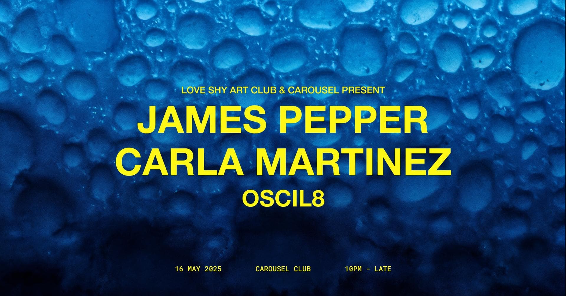 CAROUSEL AND LOVE SHY ART CLUB PRES. JAMES PEPPER