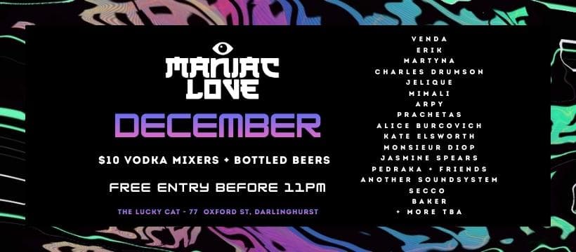 Manianc Fridays ft Alice Burcovich, Kate Elsworth & Monsieur Diop